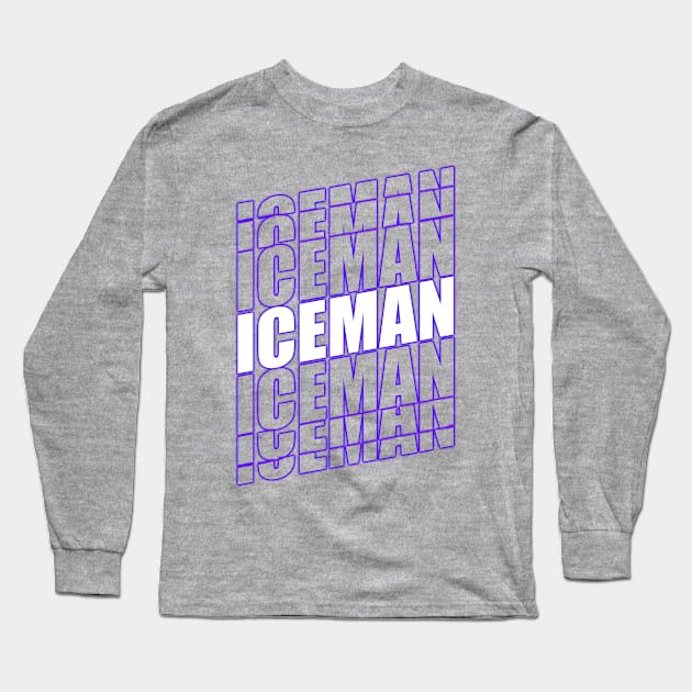 Iceman Logo 5 - Game Changer Long Sleeve T-Shirt by surfer25